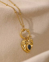 Heart Charm Gold Necklace