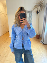 Peter Pan Blouse - Blue