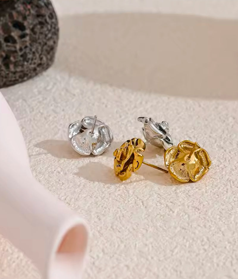 Rose Stud Earrings