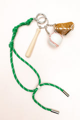 Baseball Charm Keychain For Bags and Keyrings