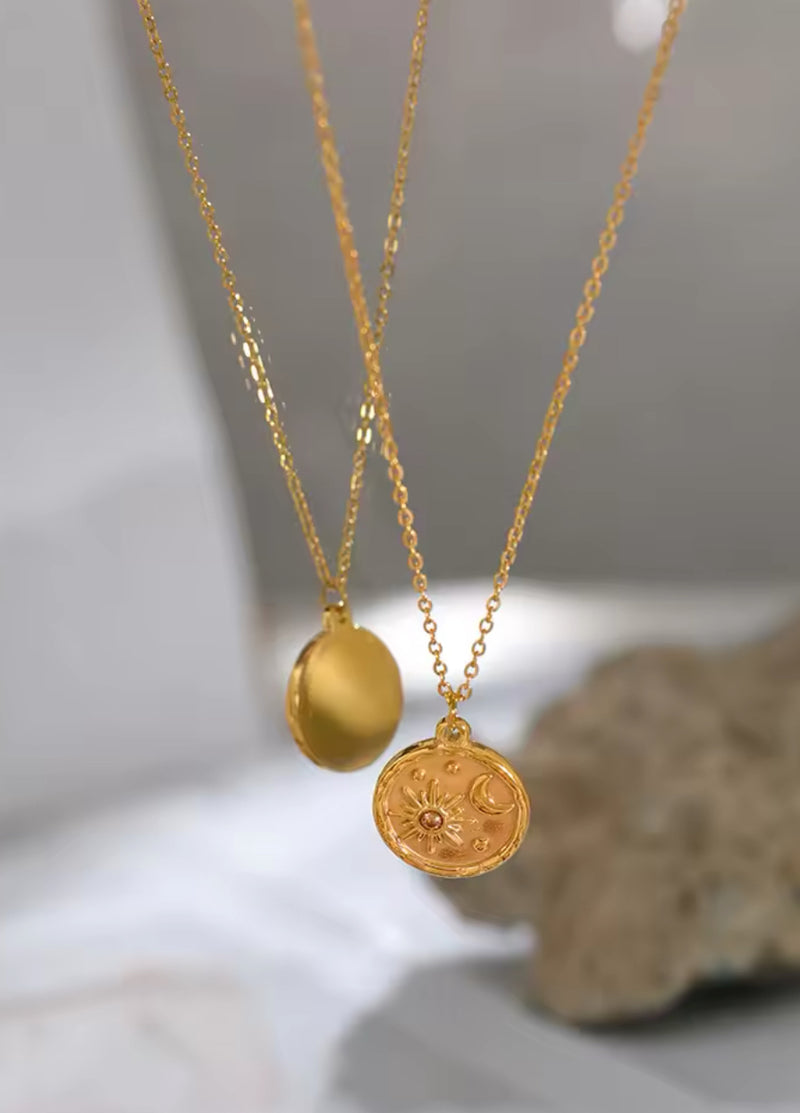 The Astro Gold Pendant Necklace