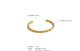 Twisted Gold Bangle