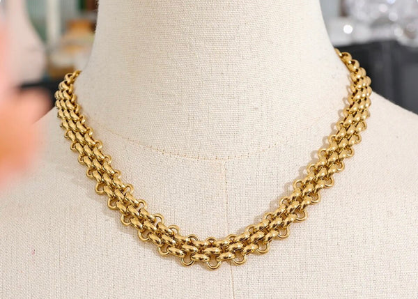 Cubain Gold Chain Necklace