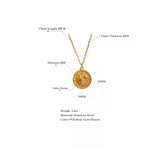 The Astro Gold Pendant Necklace