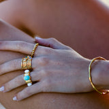 Cute Twisted Gold Ring