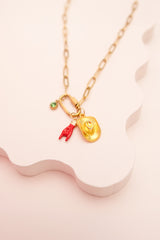 Western Charm Gold Necklace