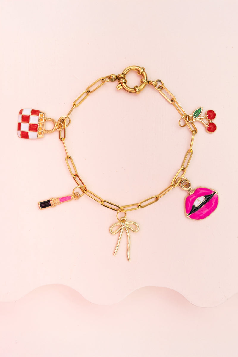 Coquette Charm Bracelet