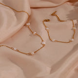 Delicate Gold Fresh Water Pearl Bracelet