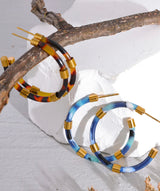 Hoop Earrings - Coffee