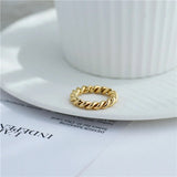 Cute Twisted Gold Ring