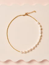 Half Fresh Water Pearl Necklace