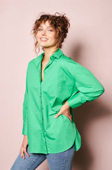 online french shirt, womenswear top, Parisian style, french label, french fashion style, Parisian label, cotton shirts