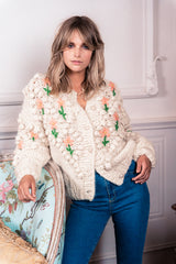 French clothing Australia, Paris clothing, Embroidery cardigan, Knitwear jumper womens 
