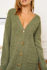 Knitwear Melbourne, Knitwear Cardigan, french fashion brand, online french label, khaki cardigan, french fashion label
