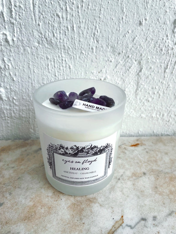 Crystal Candle: Amethyst - Healing