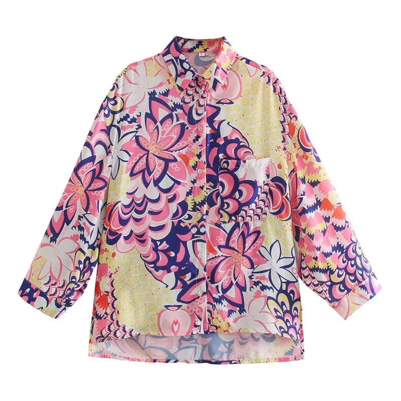 french fashion tops, parisian shirts, french brand, online fashion clothes, floral shirts