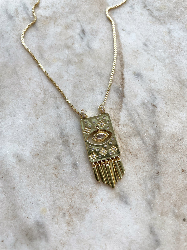 Evil Eye Crystal Necklace