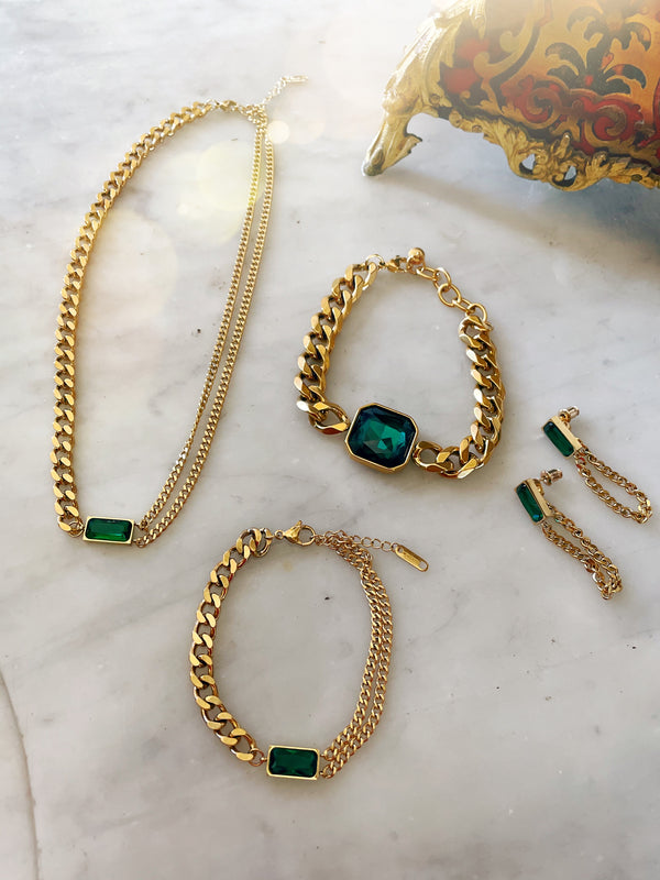 Fashion Affordable women's zirconia bracelets Australia, online everyday gold bracelet, statement party accessories bracelets, French jewellery label, Online French fashion accessories brand
