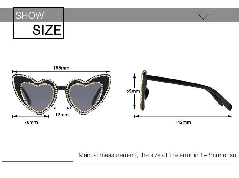 black heart sunglasses, rhinestones sunnies, french fashionn label, online womens accessories shop, affordable sunglasses