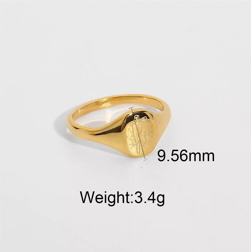 Wildflower Gold Ring