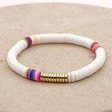 White Multicoloured Bracelet