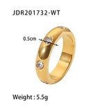 Clear Zirconia Band Ring
