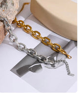 Affordable women's chunky bracelets Australia, online everyday gold bracelet, statement party accessories bracelets, French jewellery label, French fashion accessories brand