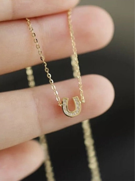 Lucky Horse Shoe Necklace
