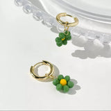 Daisy Hoop Earrings