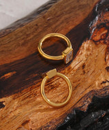 Square Zirconia Ring