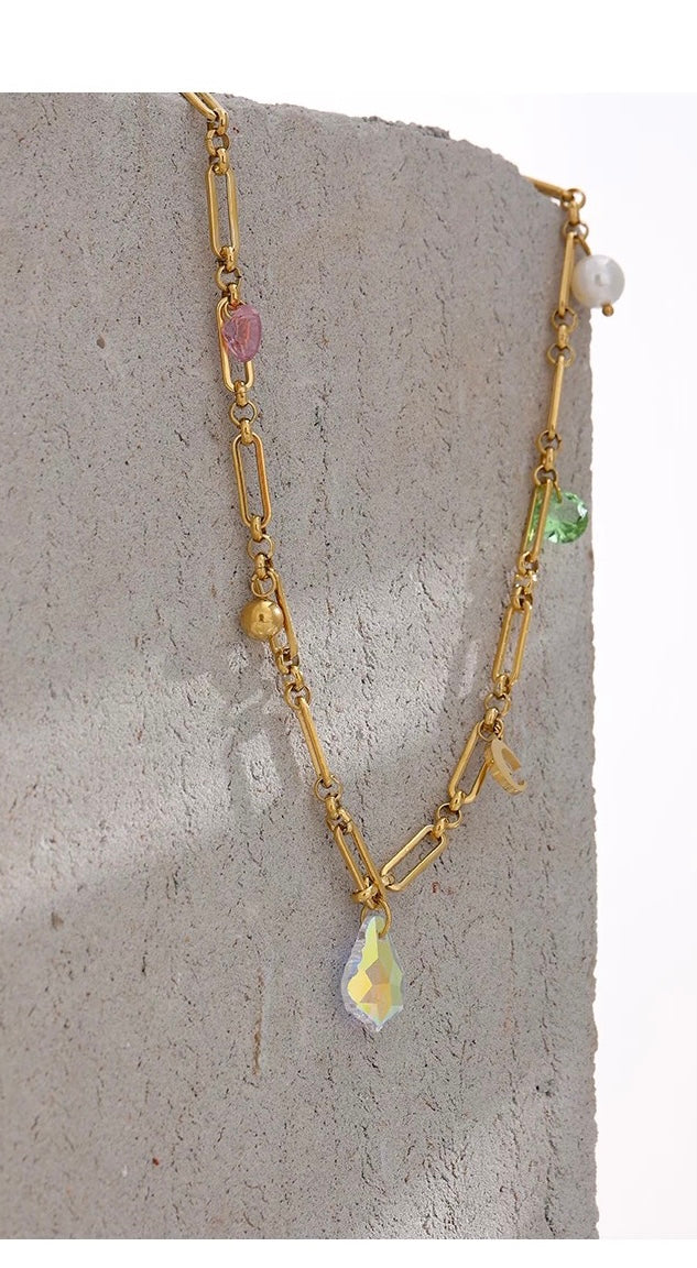 Chain Necklace With Charms