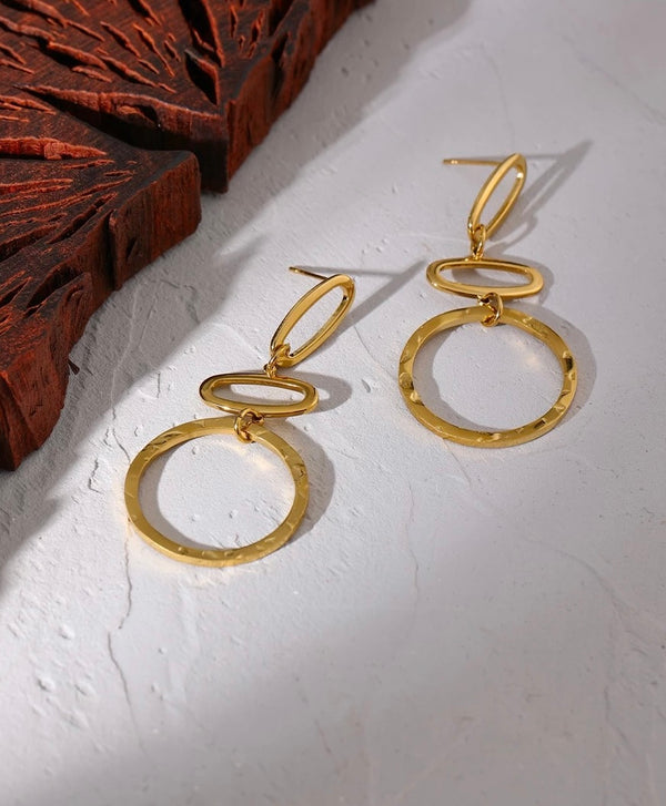 Geometric Dangle Earrings