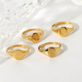 Sunflower Gold Ring