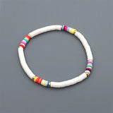 White Multicoloured Bracelet