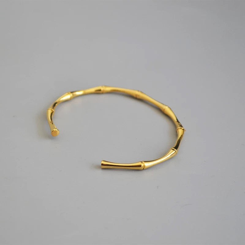 Affordable women's bamboo bracelets Australia, online everyday gold bracelet, statement party accessories bracelets, French jewellery label, French fashion accessories brand