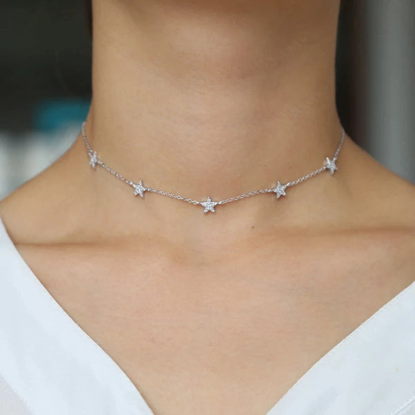 Sterling Silver Chocker Necklace