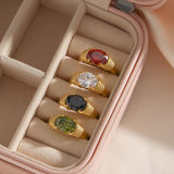 Clear Oval Ring