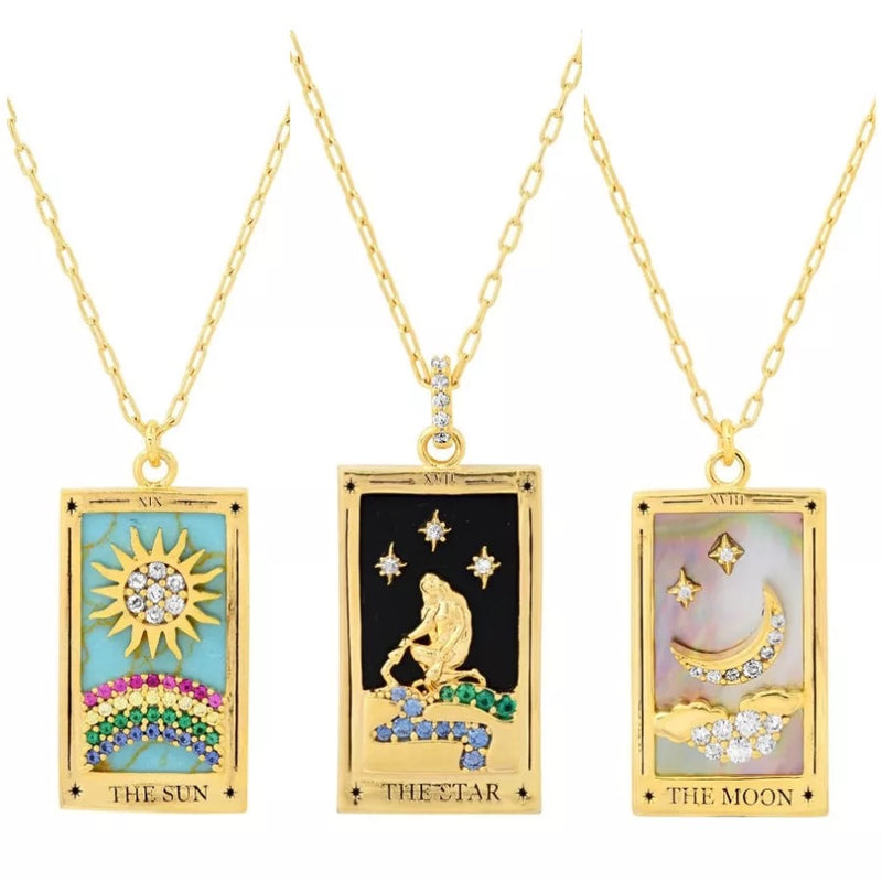 Tarot Pendant Necklace - The Lovers