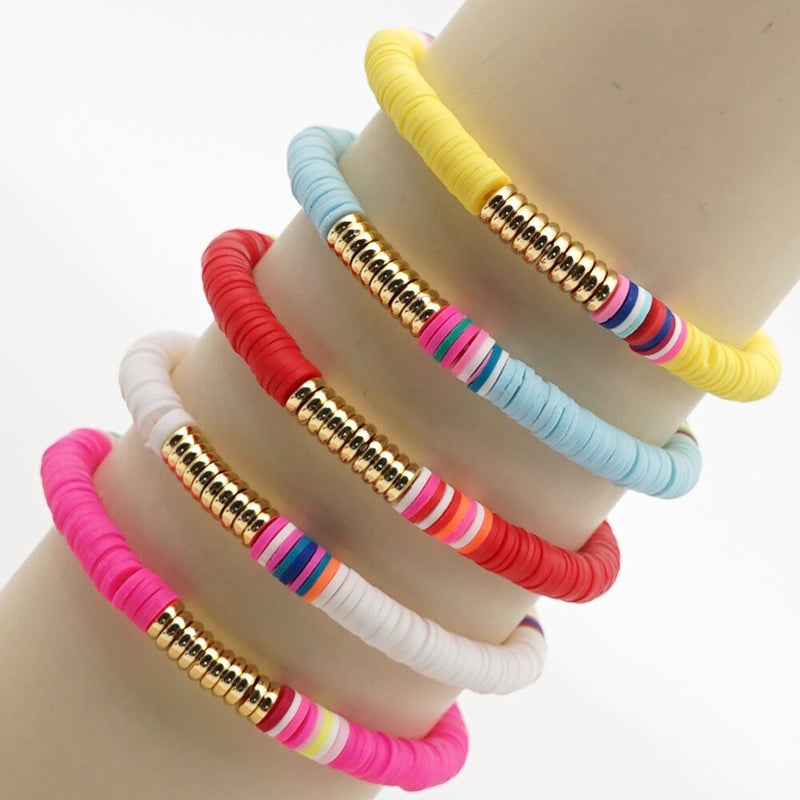 White Multicoloured Bracelet