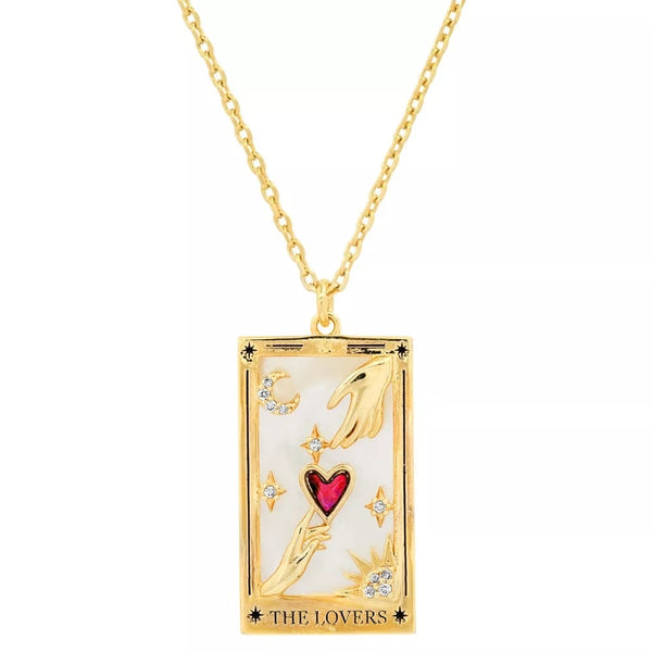 Tarot Pendant Necklace - The Lovers
