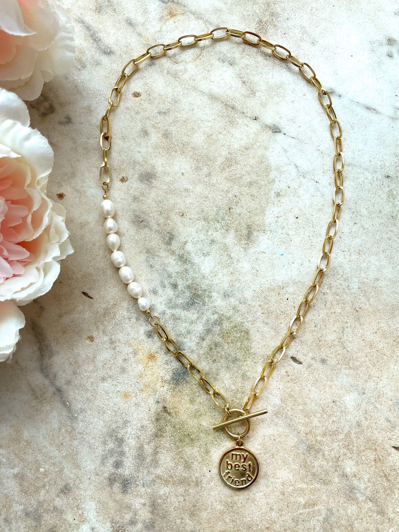 Real Pearls Gold Plated Necklace