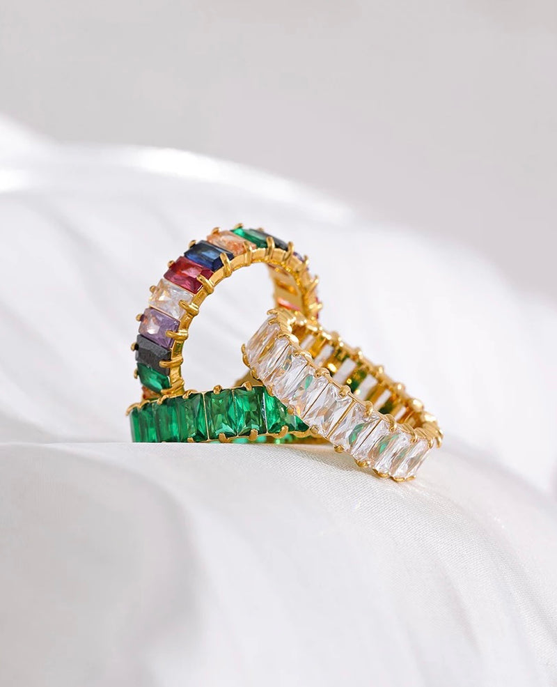Multi Zirconia Ring