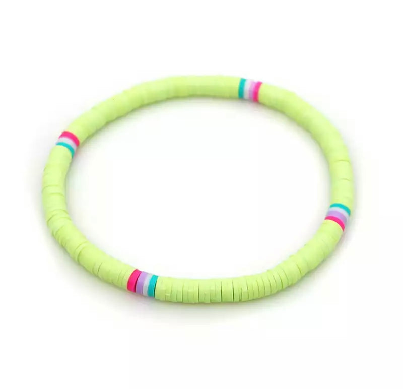 Green Multicoloured Bracelet