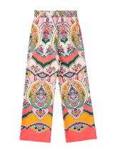 high waisted pant, french fashion label, printed pants, womenswear, Parisian label