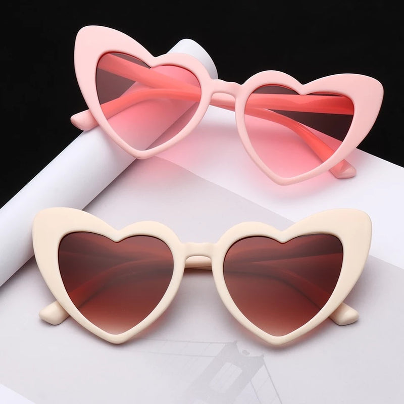 Pink heart sunglasses, affordable sunglasses, heart sunnies, french fashion accessories, french label, costume jewellery