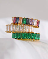 Multi Zirconia Ring